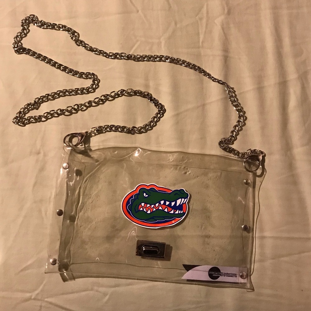 Never used! Gameday, transparent purse